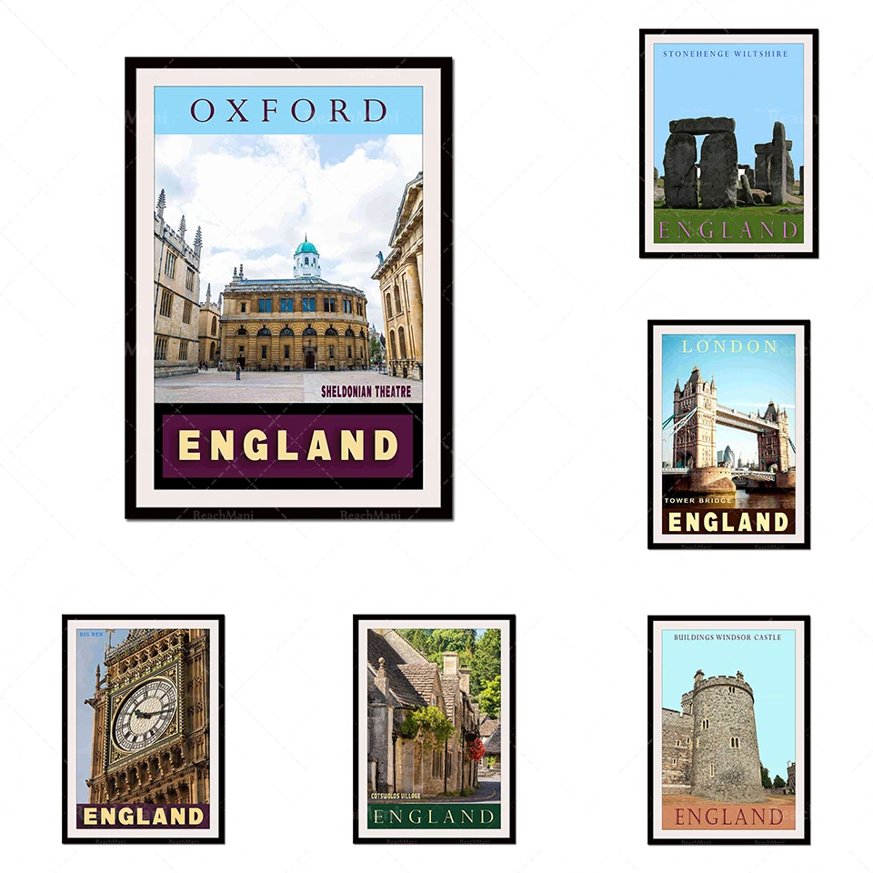 

England landscape print/poster for home decoration office gifts, friends and house warming parties