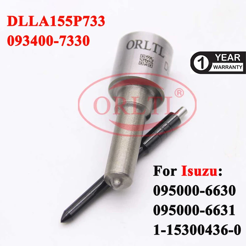 ORLTL For Injection DLLA 155 P 733 Diesel Nozzle DLLA155P733 Common Rail Injector Tips DLLA 155P 733 For 095000-6631