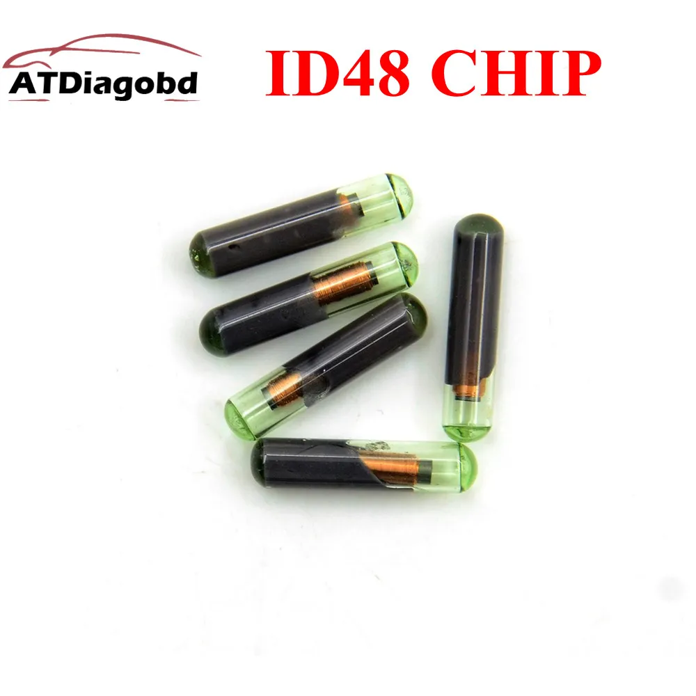 أحدث إصدار لمفتاح السيارة الزجاجي المستجيب ID48 ID 48 Chip T6 شريحة غير مقفلة بأفضل الأسعار