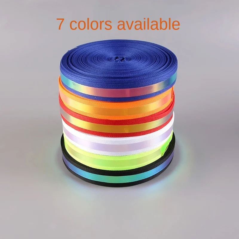 High-brightness Chemical Fiber Reflective Materials, Laser Webbing, Pet Clothing, DIY Accessories, Ribbons for Crafts