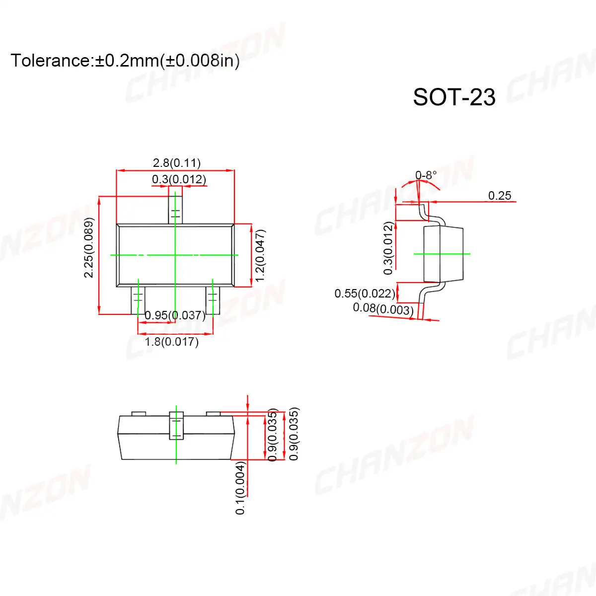 Transistor de Unión Bipolar SMD Mosfet, AO3400 SOT-23 n-channel, BJT SIC Mos Fets, tubo de triodo SMT, circuitos integrados, 100 Uds.