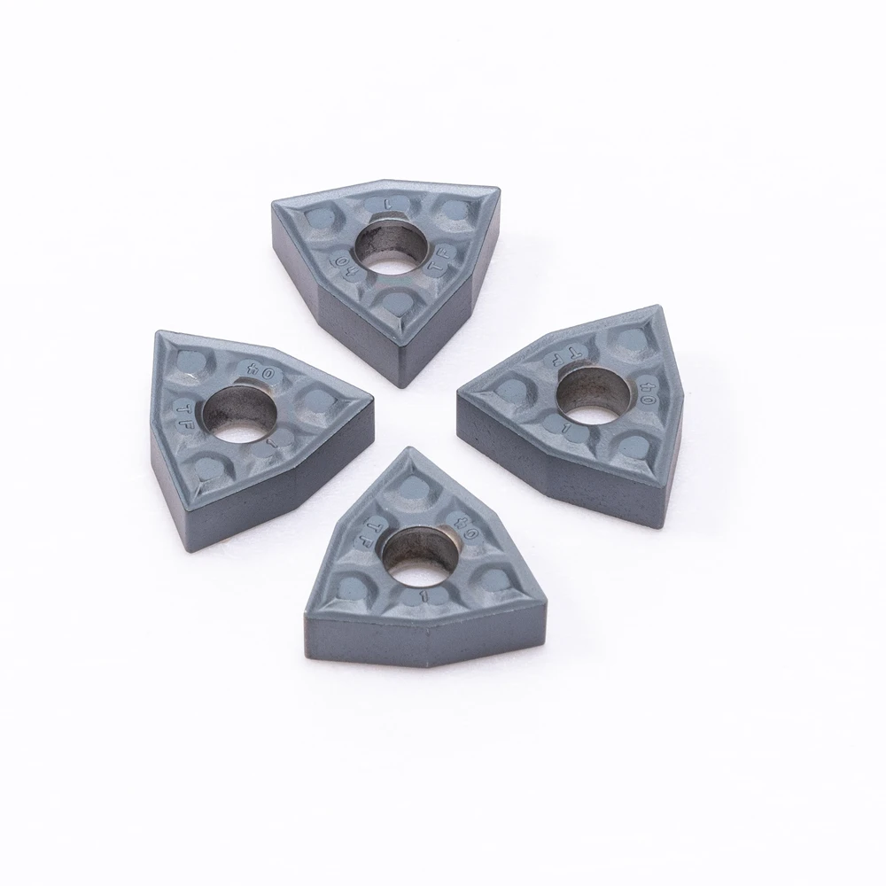 10 шт. WNMG080404 TF IC907 CNC Внешний токарный режущий инструмент, карбидная вставка WNMG 080404 907 токарная вставка