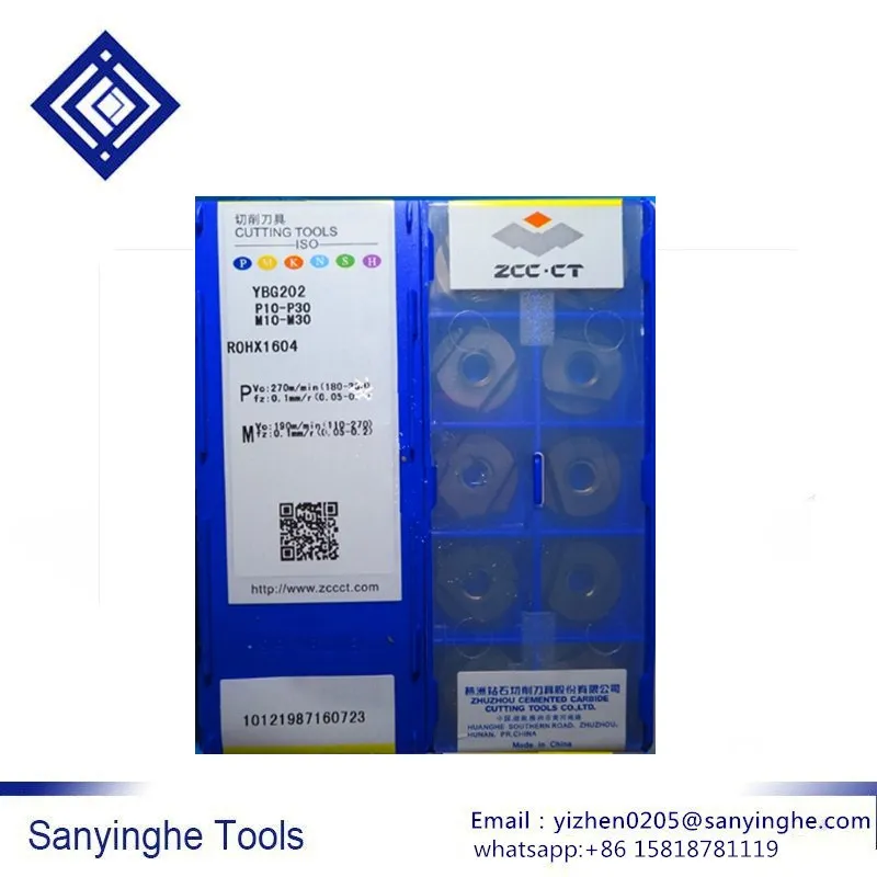 

YBG202 ROHX1604 cnc carbide turning inserts cnc blade lathe tool high quality (10pcs/lots )