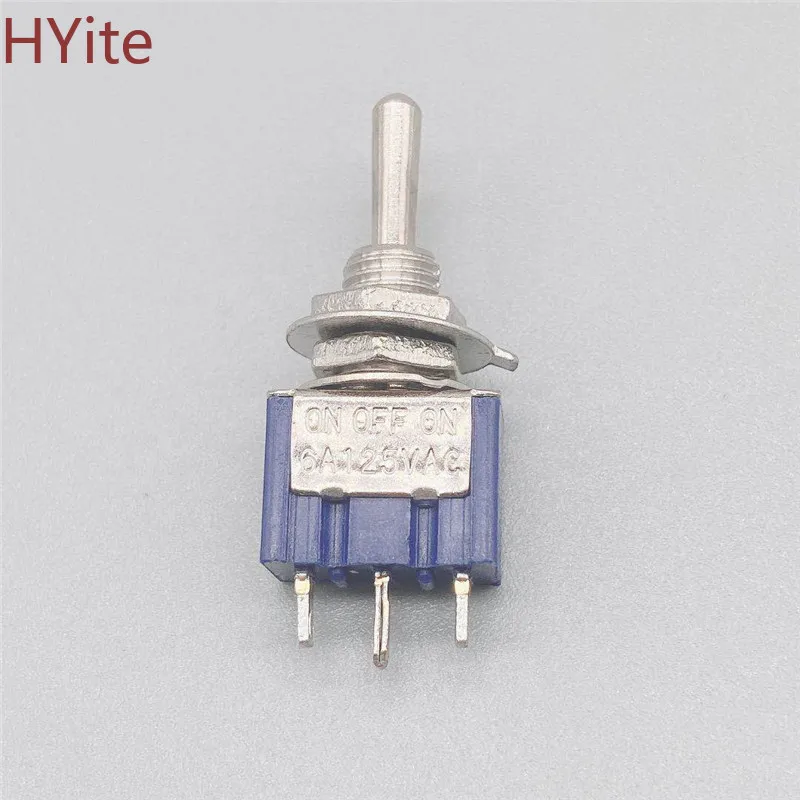 

10Pcs DIY Toggle Switch ON-OFF-ON / ON-ON 3Pin 3 Position Latching MTS-103 MTS-102 AC 125V/6A 250V/3A Power Button Switch Car