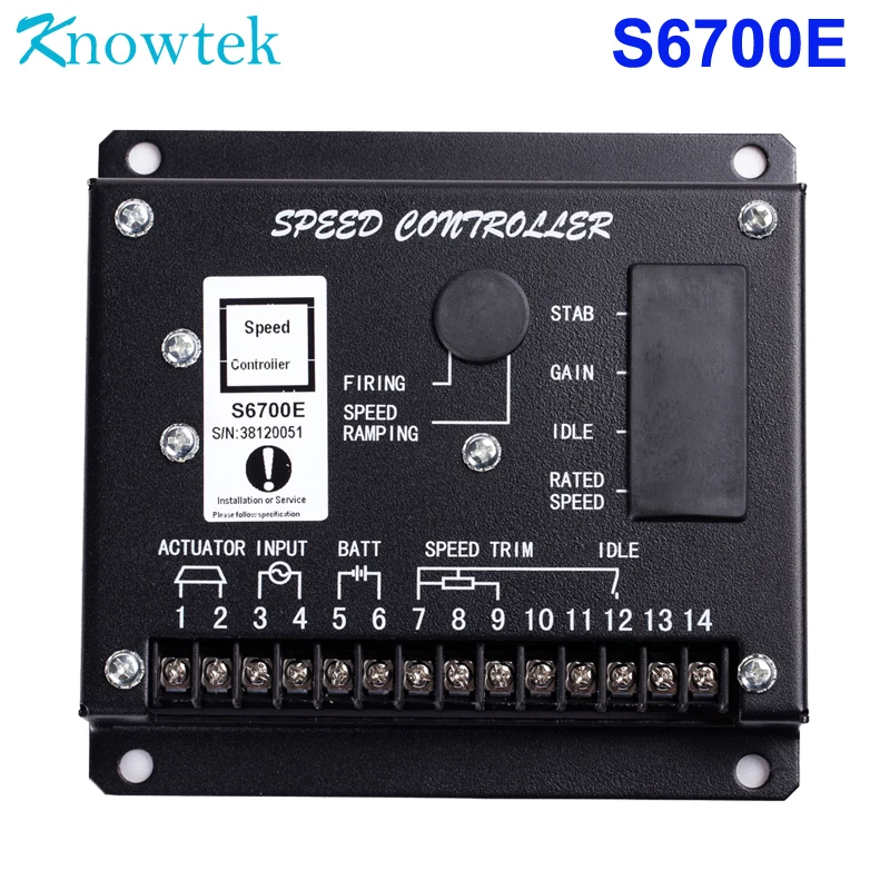 

Speed Control Unit S6700E Speed Governor Controller for Diesel Generator Genset