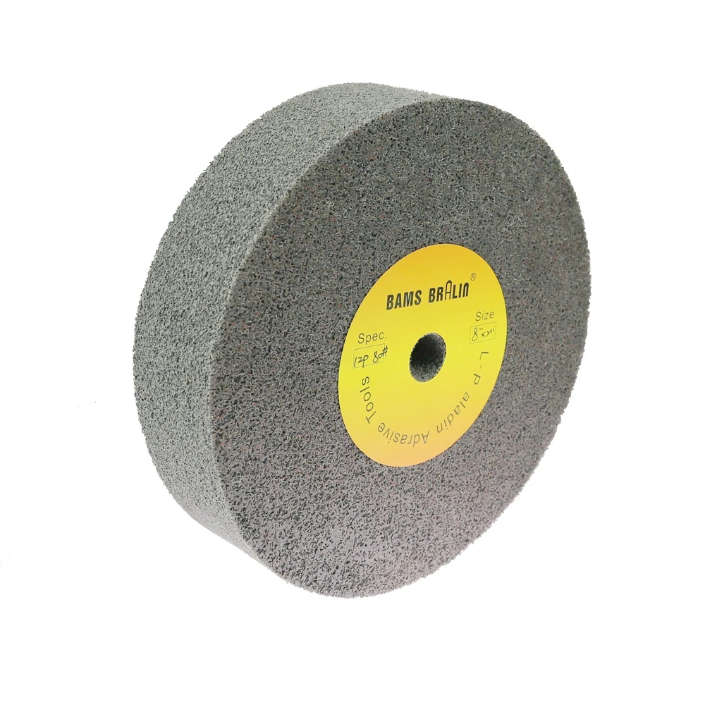 8 "* 1"/2 "3P-9P Roda de polimento unizada não tecida Mola de nylon Firber P180