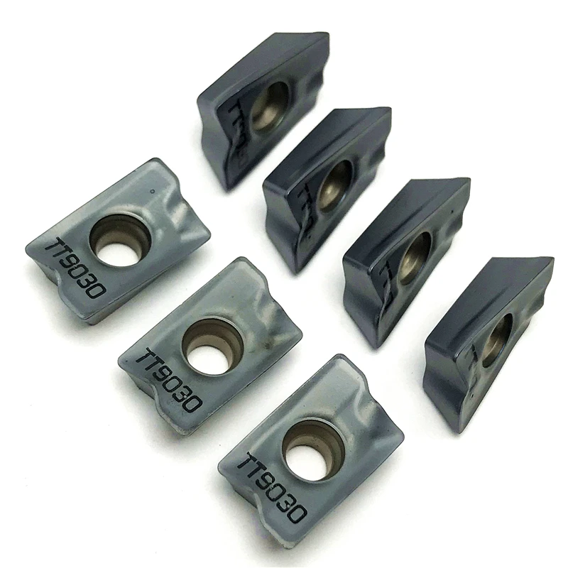 Imagem -03 - Indexáveis Cnc Fresagem e Ferramentas de Corte Ferramentas de Torneamento de Fresagem de Alta Qualidade Torno de Aço Processamento de Peças Apkt1705 Tt9030 Tt9080