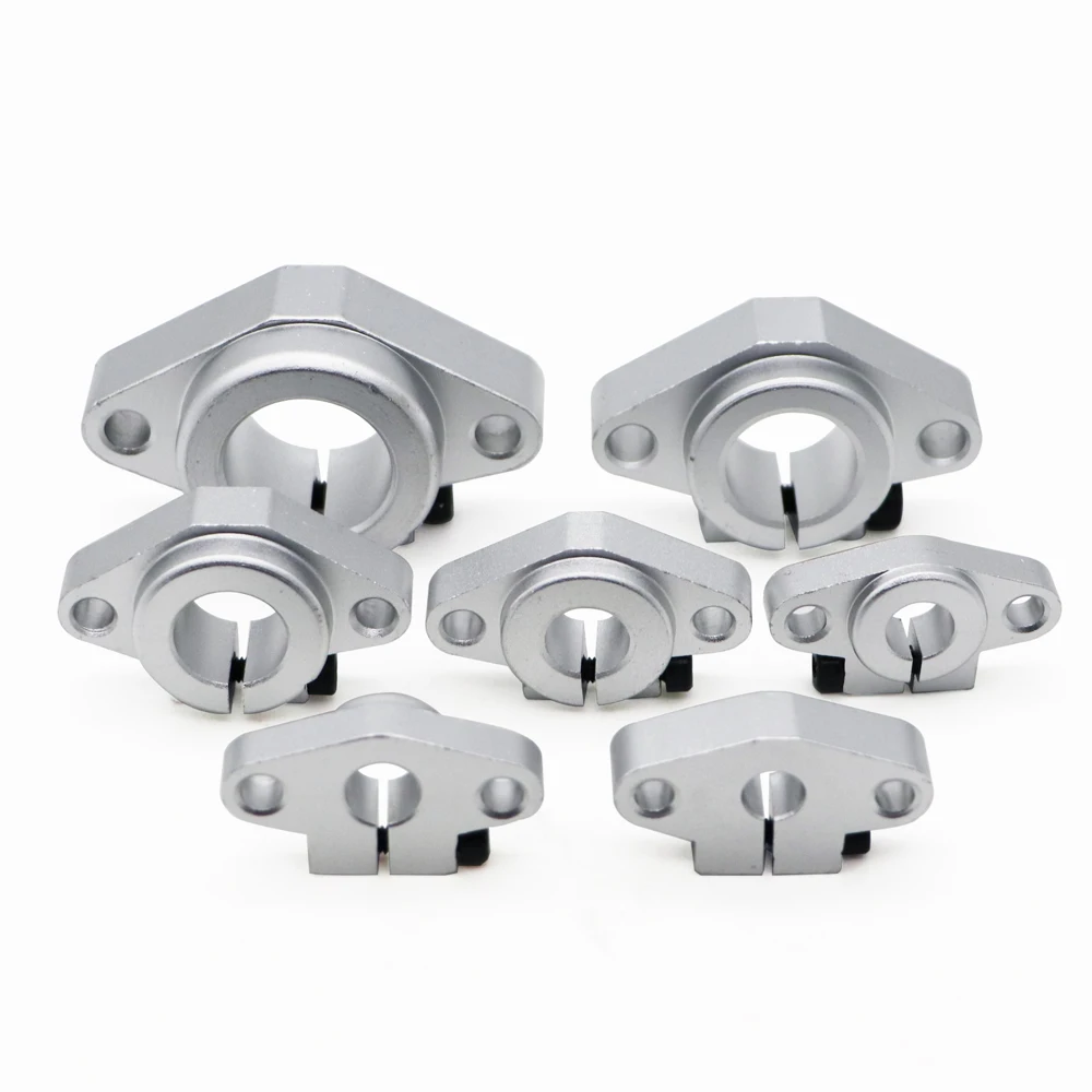 Vendita calda 1 pz SHF8 SHF10 SHF12 SHF13 SHF16 SHF20 SHF25 SHF30 8mm lineari della guida elemento di sostegno XYZ Tabella router di CNC 3D Parte