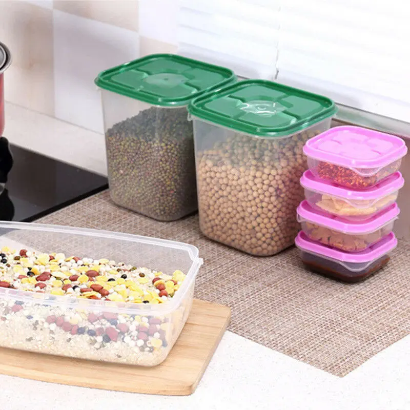 High-end Thick Plastic Food Storage box portable Containers Saver Container