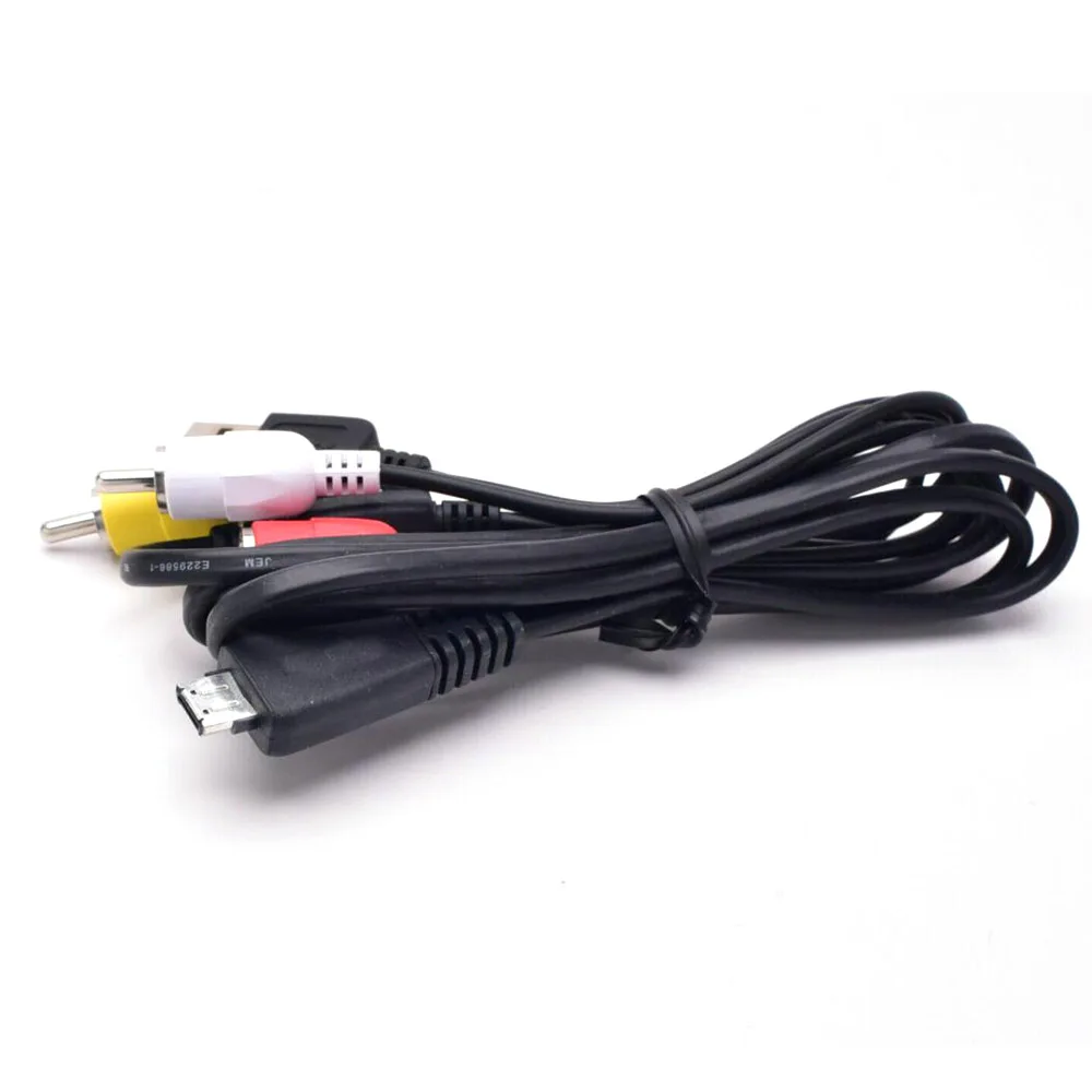 VMC-MD3 USB AV TV Cable for Sony DSC-H70, H70/B, H70/L, H70/R,HX9, HX9V,HX7, HX7V, HX7/W, HX7/B, HX7/L, HX7/R