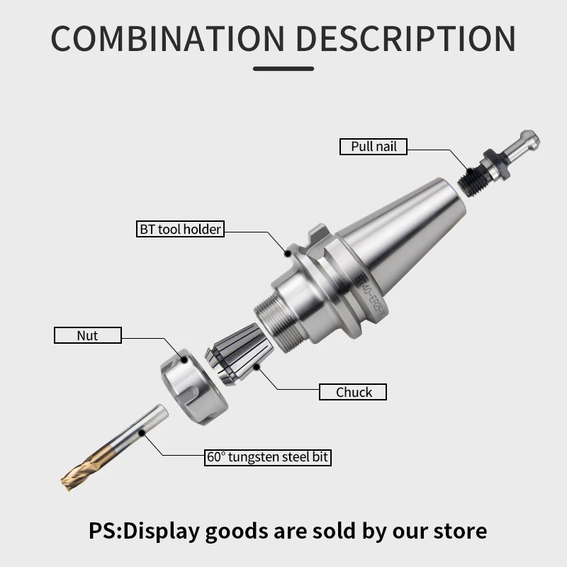 1pcs/5pcs/10pcs 4 Flute HRC60 D2*R0.5*D4*50L/D4*R1*D4*100L CNC machining machine tool tungsten steel alloy round nose milling cu