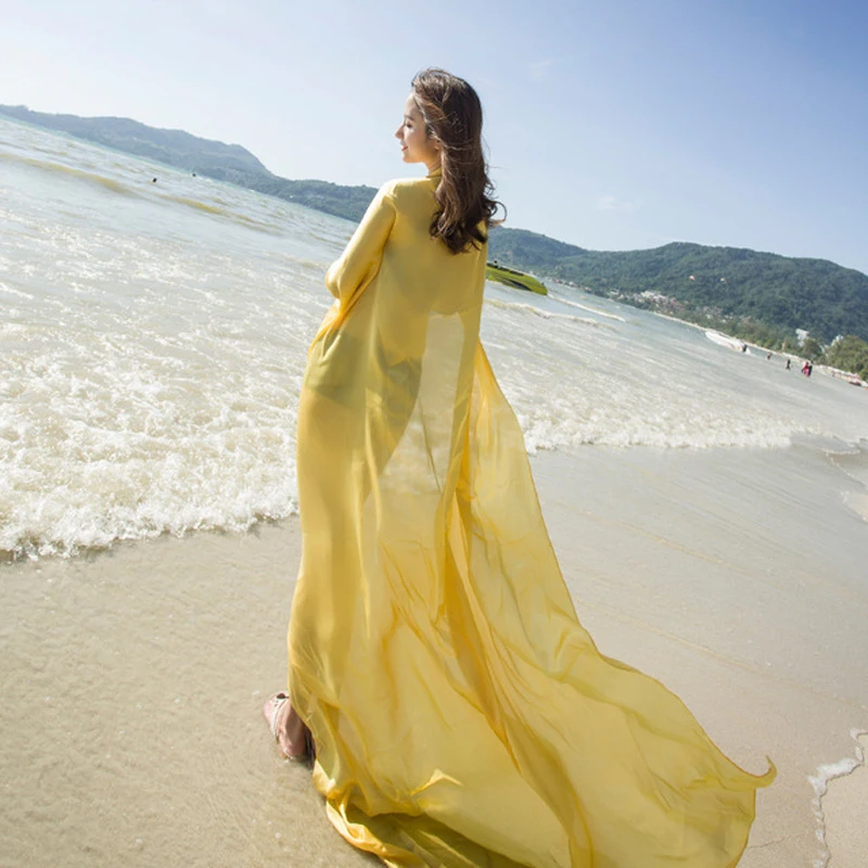 Lenço de verão moda foulard cetim de seda xale cachecol tamanho grande 180*140cm oversize chiffon cabeça cachecóis feminino bandana grande Hija