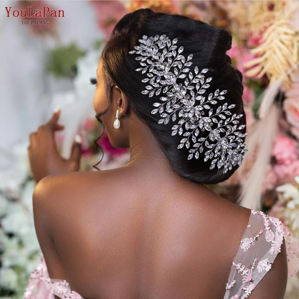 Youlasaupoudrer Gardens-Peigne à cheveux de mariage pour femme mariée, vêtements de sauna, patients en biscuits, ornements de cheveux, pièce de sauna de mariage, accessoires pour cheveux