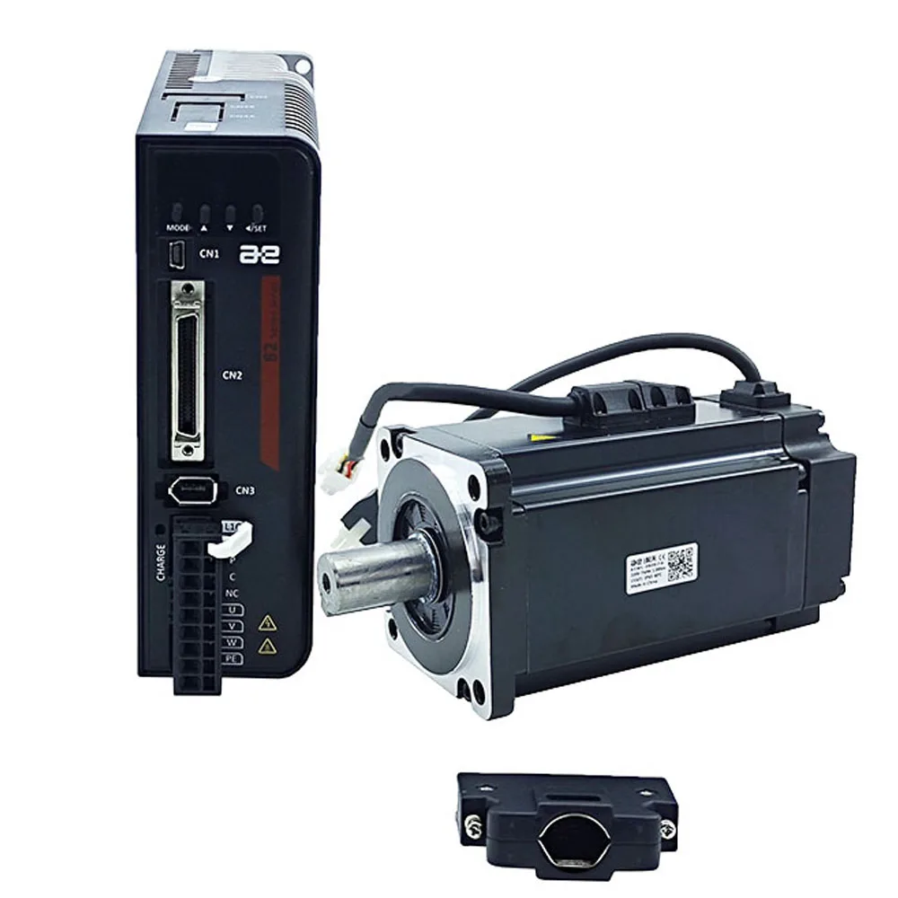 Kit de servomotor AC 220V 750W 0,75kw Motor de CA de 2,39NM S2P-5R5AI + AEWL-0808JFB Kit de frenos magnético de una sola vuelta/magnético multivuelta