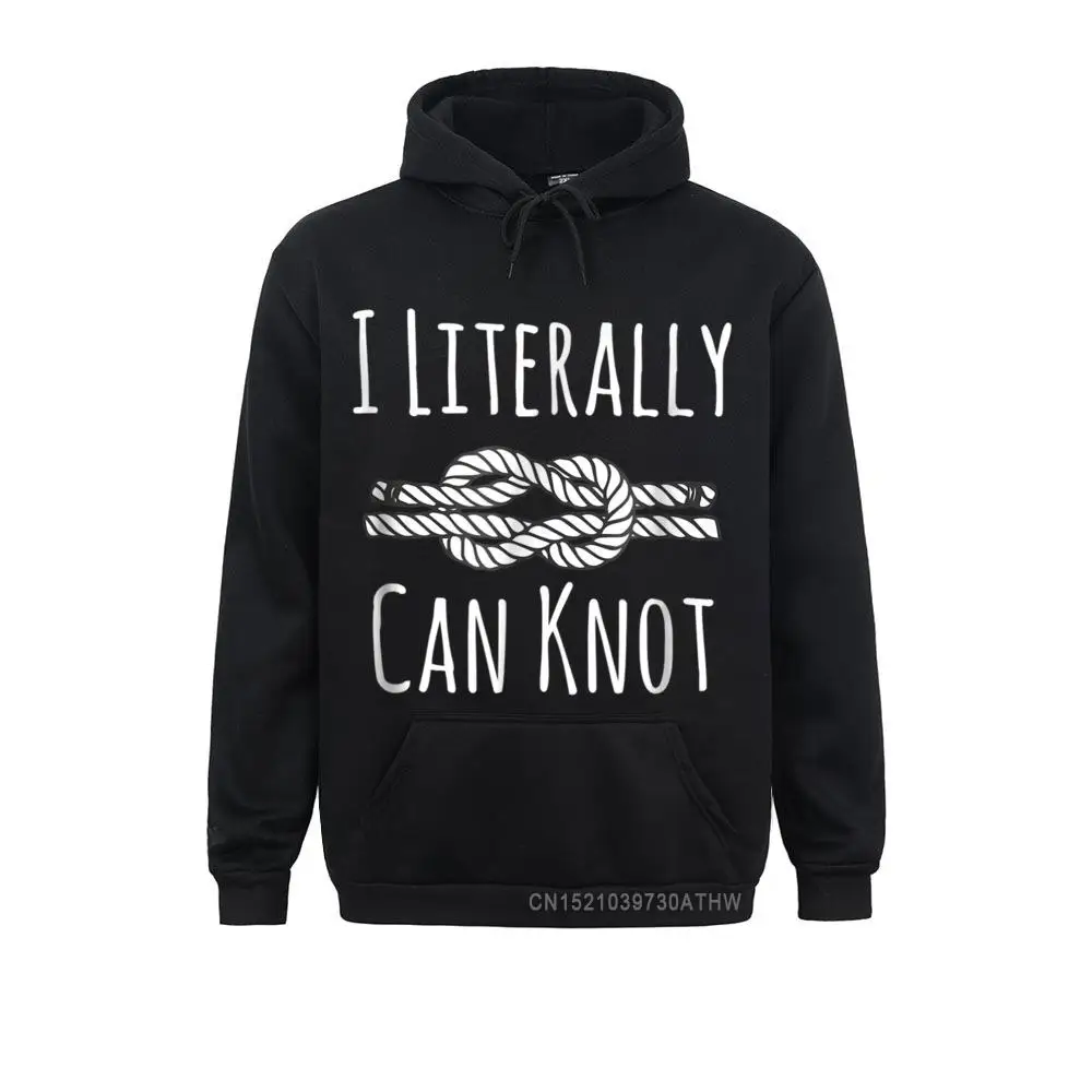 

I Literally Can Knot Funny Knotting Hooded Tops Custom Men Sweatshirts Women Fall Hoodies Hoods Long Sleeve 2021 Discount