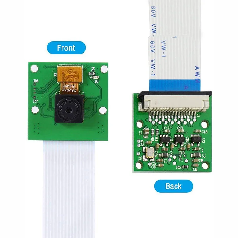 Módulo de cámara de vídeo para Raspberry Pi 4 Modelo B OV5647 5MP 1080p, Mini Sensor de cámara web para Raspberry Pi modelo A/B +, RPi 2B Pi 3B 3B +