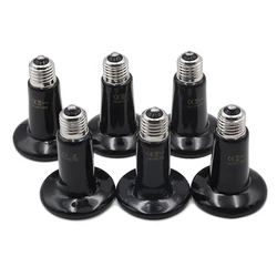 5Pcs Pet Heating Lamp 220V Infrared Ceramic Emitter Heat Light Bulb Pet Brooder Reptile Lamp 25W 50W 75W 100W 150W 200W