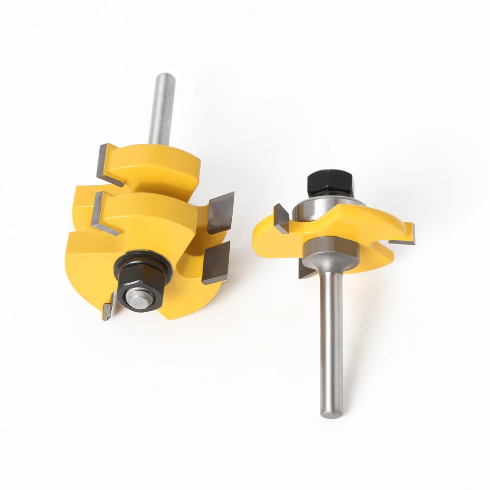 Imagem -04 - Tenon Cutter For Woodworking Tools Tongue And Groove Router Bit Grupo Grande Estoque até 11 in mm ou 4shank Pcs