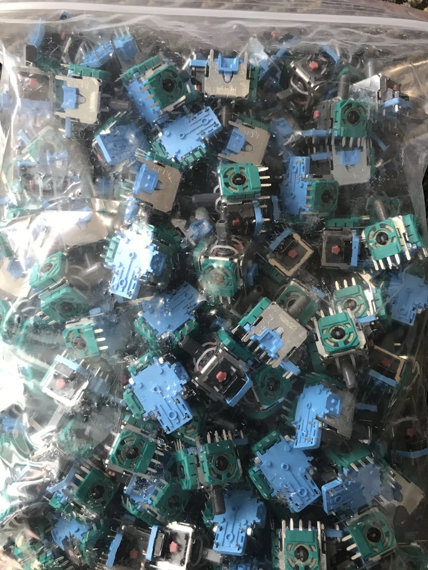 50PCS 3D Analog Joystick ThumbStick Sensor Module Potentiometer Replacement For NS Switch Pro PS5 PS4 Xbox One/ Elite Controller