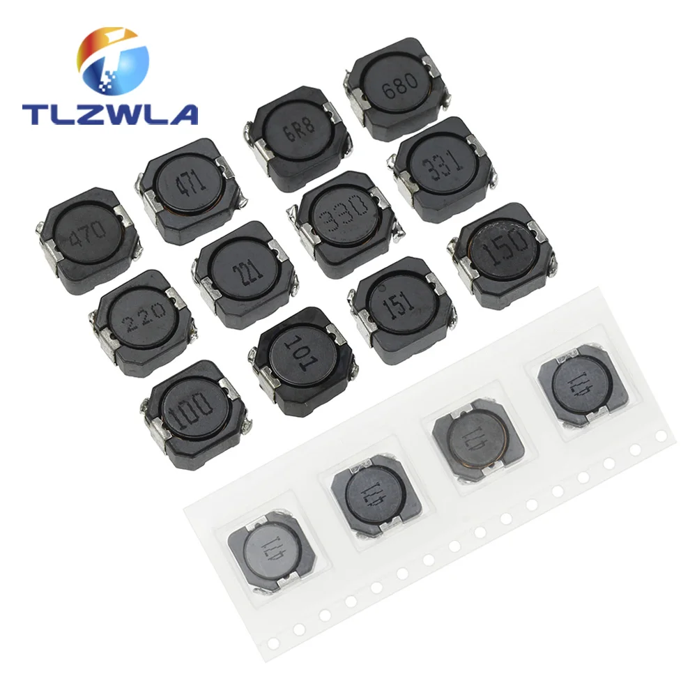 10PCS CDRH104R Osłona cewki indukcyjnej 2.2/4.7/6.8/10/15/22/47/68UH SMD Indukcyjność CD104 100/150/220/330/470UH 10*10*4