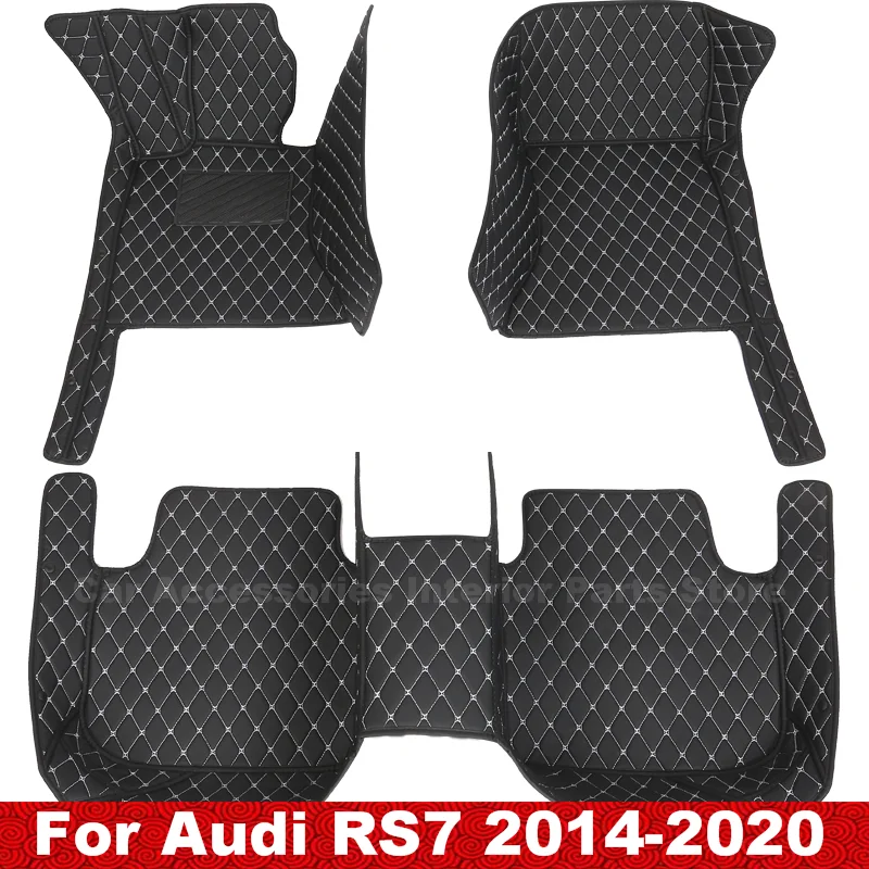 

Car Floor Mats For Audi RS7 2020 2019 2018 2017 2016 2015 2014 Custom Car Accessories Interior Parts Waterproof Carpets