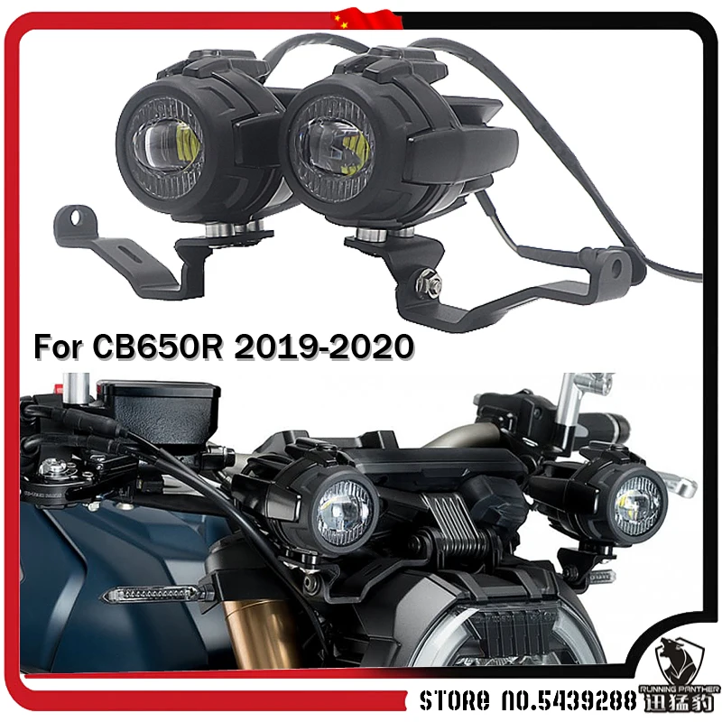 

CB 650R CB650 R For Honda CB650R CB 650 R 2019 2020 Motorcycle Accessories Fog Lights LED Auxiliary Fog Light Driving Lamp