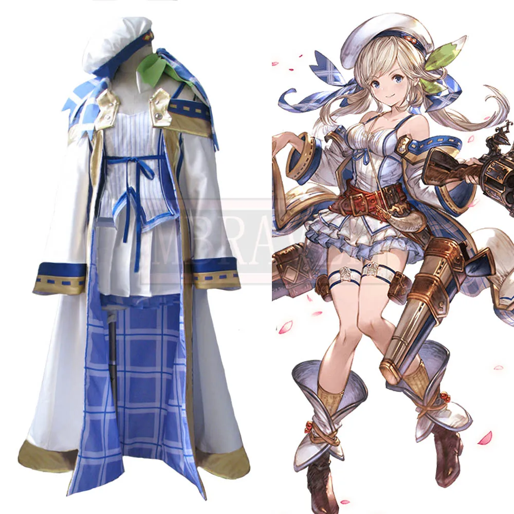 Granblue Fantasy Cucouroux Cosplay Costume Full Set Women's Halloween Costume Custom-made Any Size Free Shipping