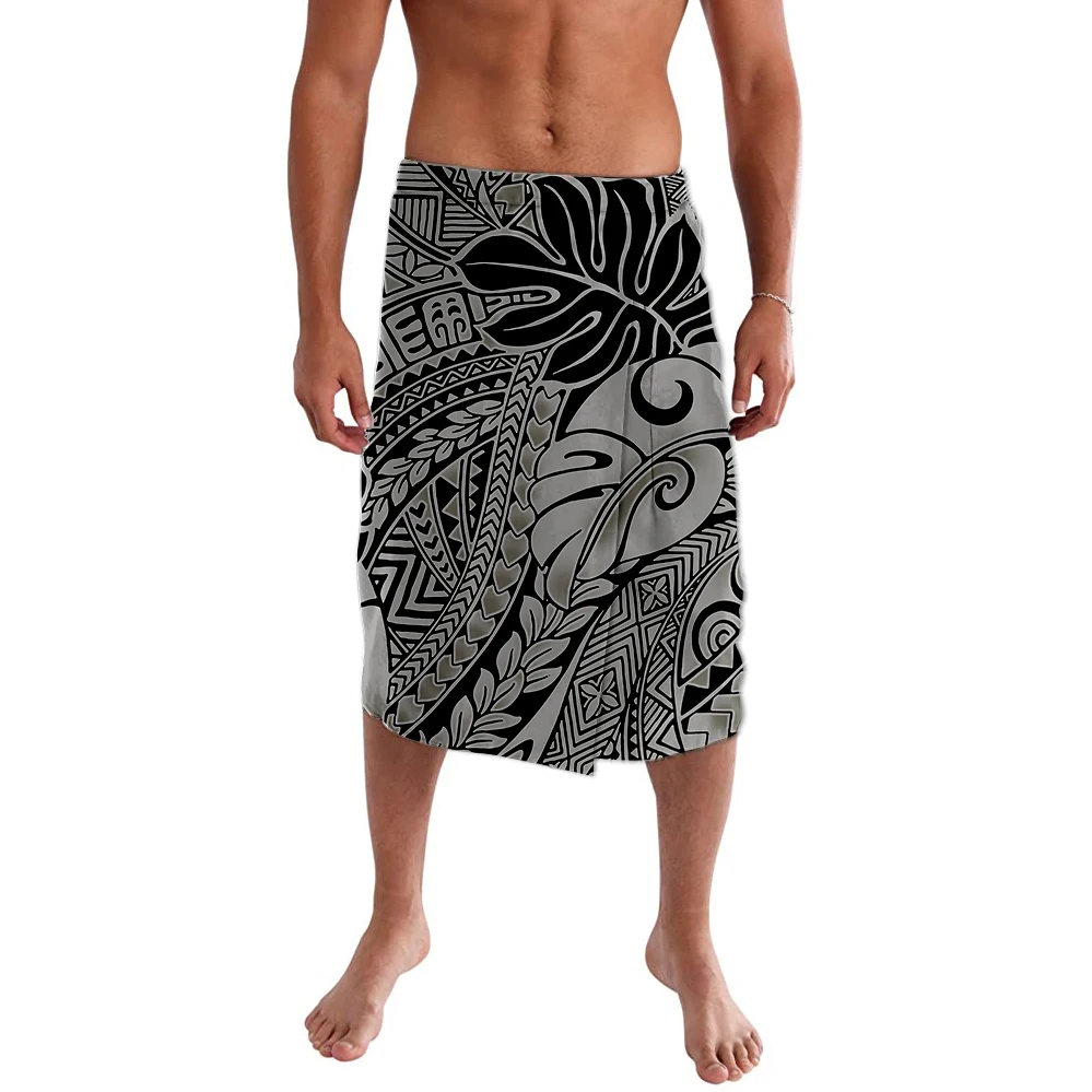 

ie faitaga OEM Wholesale Casual Print Aboriginal Half Skirt Gradient Color Polynesian Tribal Design Island Wear Wholesale Price