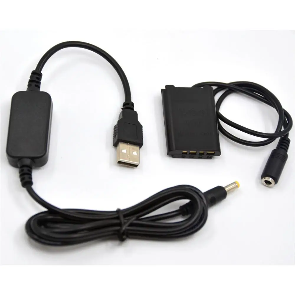 5V USB Power Cable+AC-LS5 Adapter DK-X1 DC Coupler NP-BX1 NPBX1 Dummy Battery for Sony DSC-HX80 HX300 HDR-PJ440 CX240 FDR-X1000V