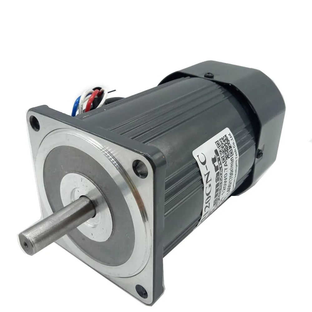 5M120GN-C Electric Motor 220V AC 120W Single-phase Adjustable Speed Gear Motor +Speed Controller Reversible Speed Regulation