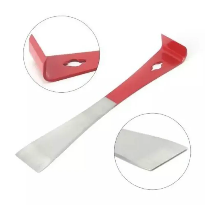 1PCS red honey scraper, beekeeping machine honey scraper, multifunctional stainless steel beekeeping tool