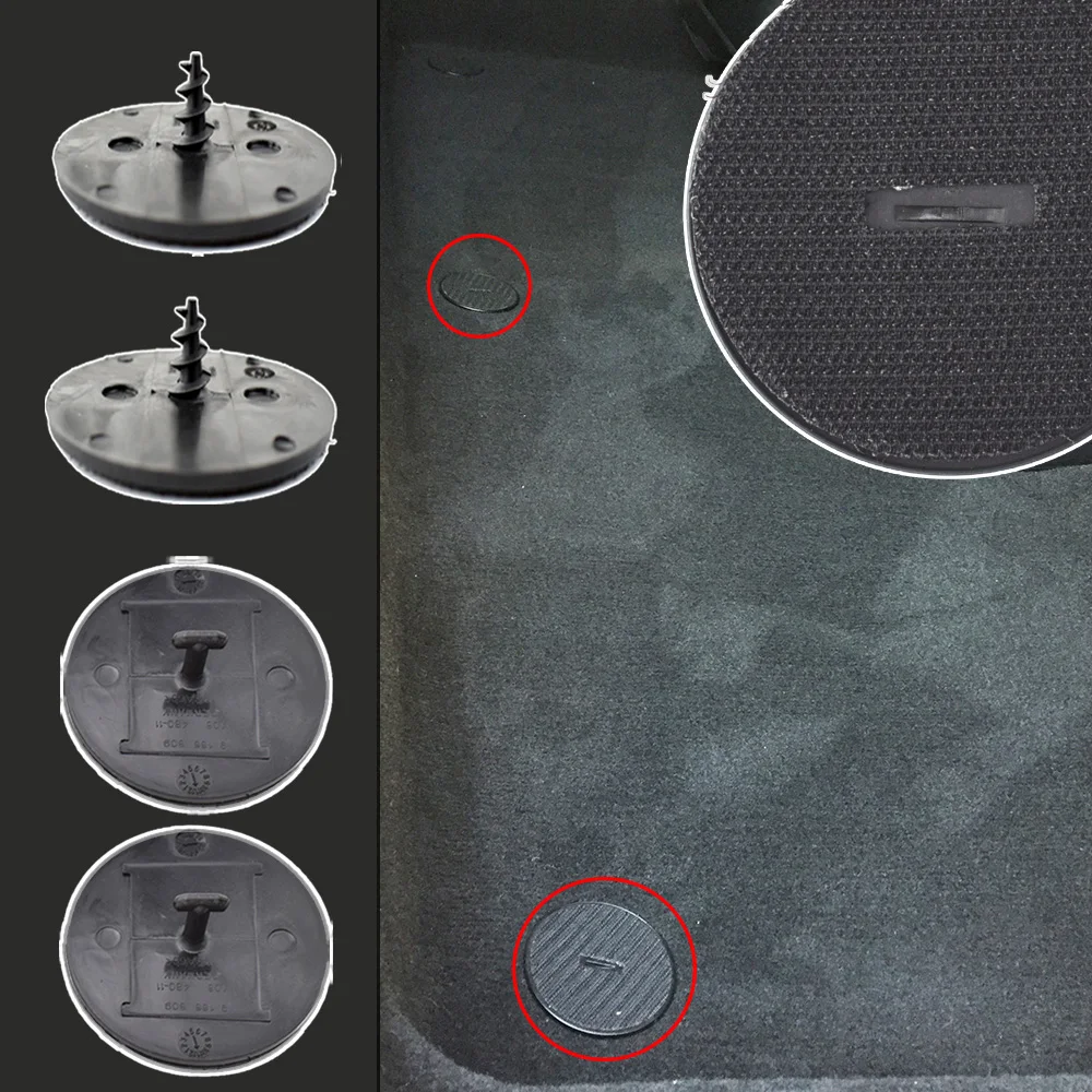 2x Velcro Floor Mat Screw Thread Holder Plugs For BMW 1 Series Coupe E82 – You.S, OEM Fit