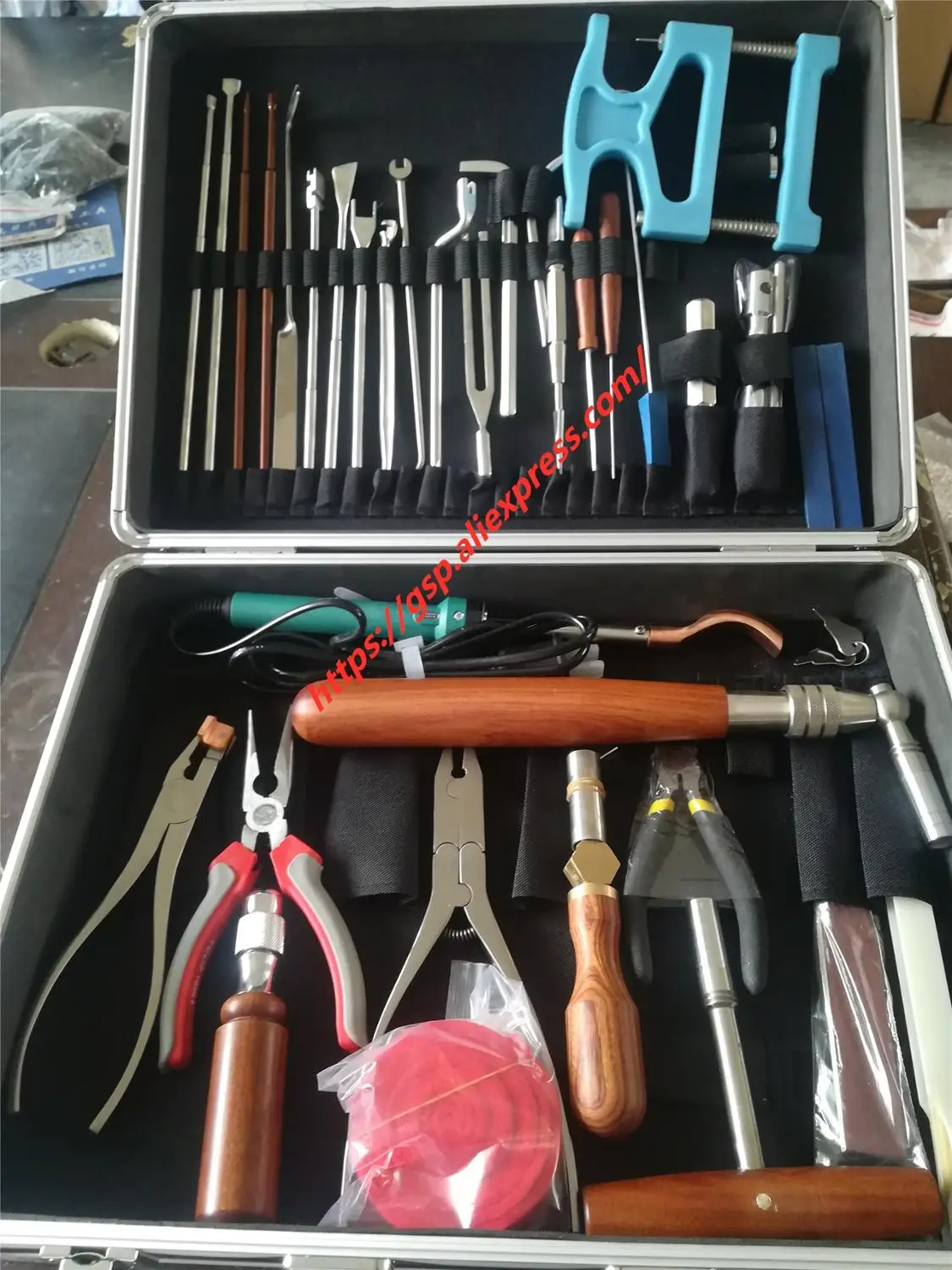 

Piano tuning maintenance tools, 39 pieces, set tools