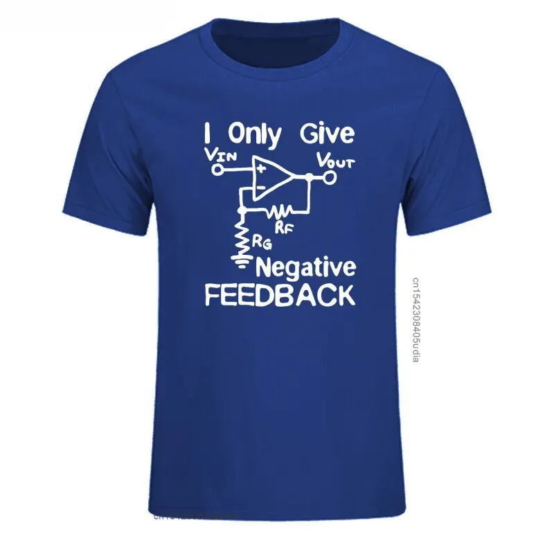 New Funny Cotton Oversized T Shirt Men Cotton Print Tee I Give Negative Feedback Computer Engineer T-Shirt New Fashion