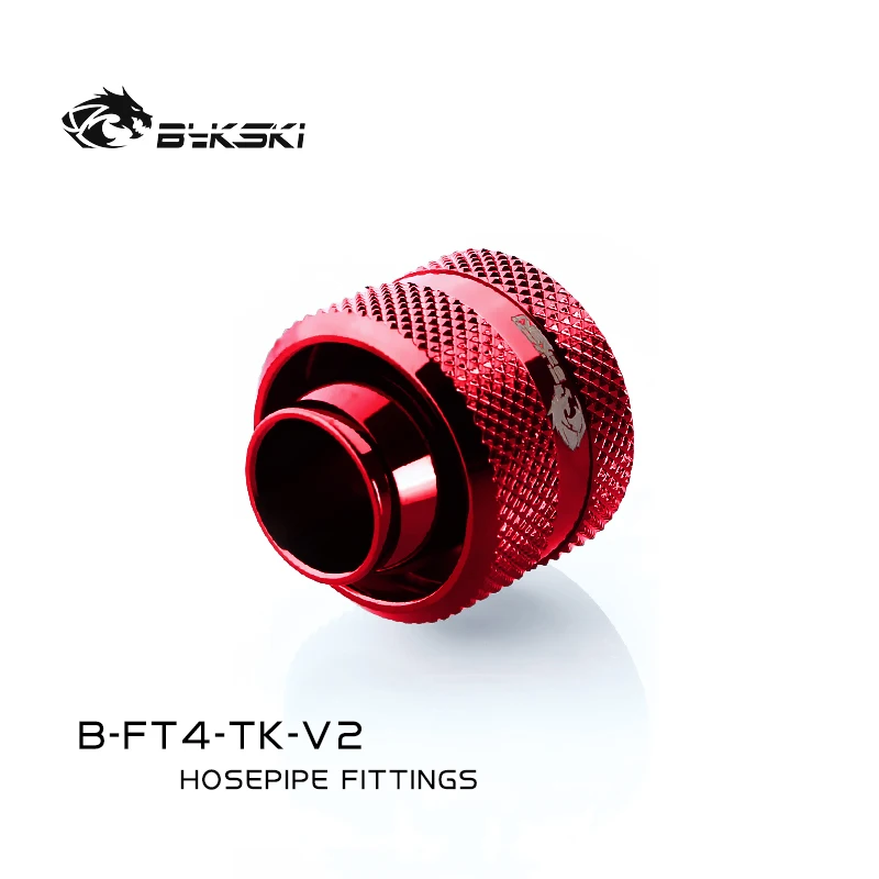 Bykski B-FT4-TK-V2 Pc Waterkoeling Fittingen Soft Tube Pijp Slang Connector ID1/2 "* OD3/4" 13*19Mm G1/4 "Water Cooler Adapters