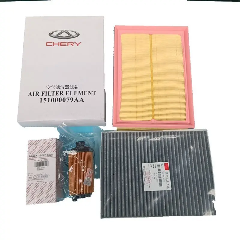 

Filter Sets For Chery Tiggo 8 F4J16 Engine 1.6T Air Filter&Oil Filter&Carbin Filter 151000079AA/F4J16-1012030