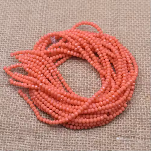 Yanqi 2 3 4mm Rondell Austria Faceted Crystal Beads Round Glass Beads Loose Spacer Beads for Jewelry Making DIY - Image 48