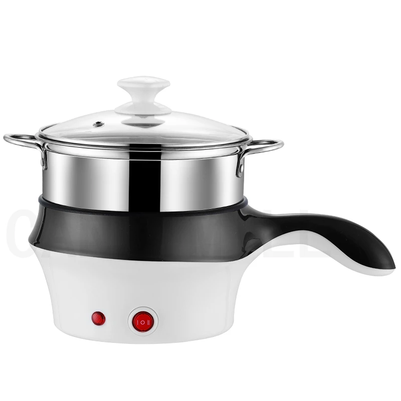 CANDIMILL 220V Multifunction Mini Electric Cooker Hot Pot Food Steamer Soup Heater Pot Frying Pan