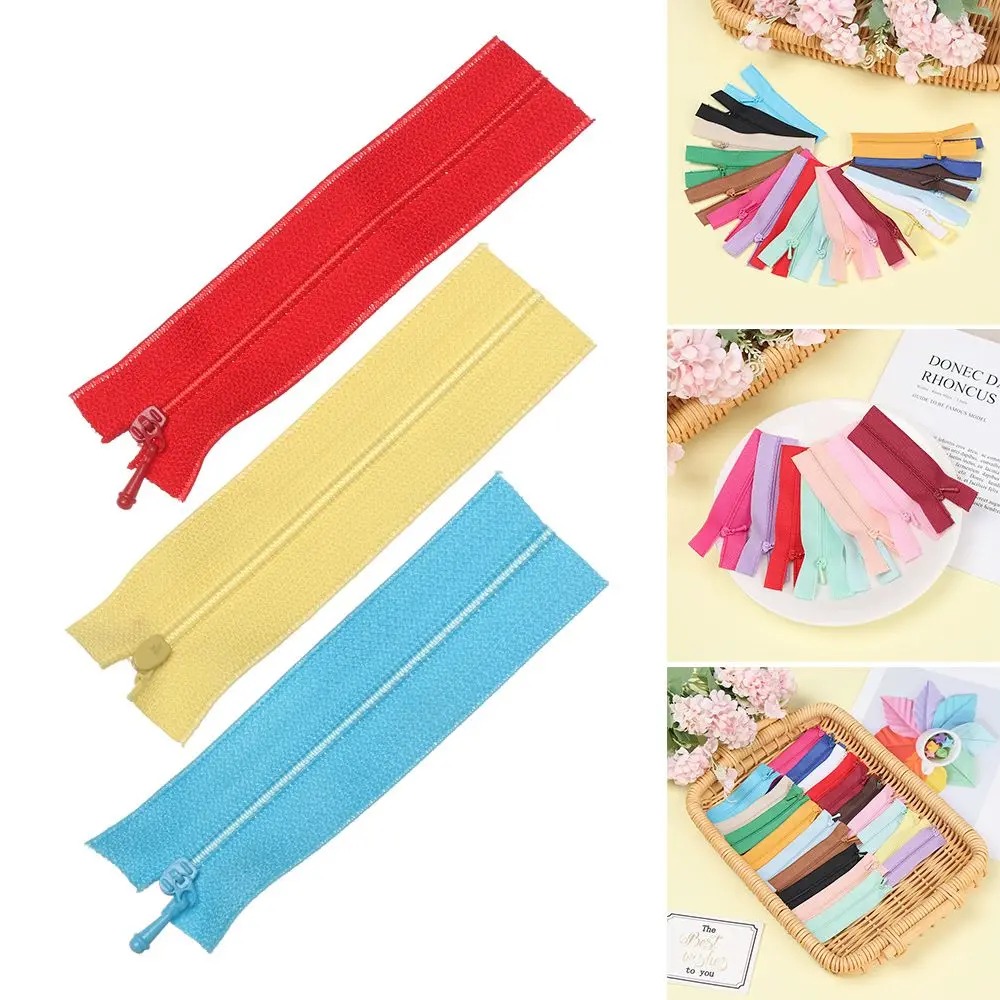 5pcs/set New 7~10cm DIY Clothes Accessory Mini Zipper Doll Clothing Zippers Garment Applique Handmade Sewing Scrapbooking