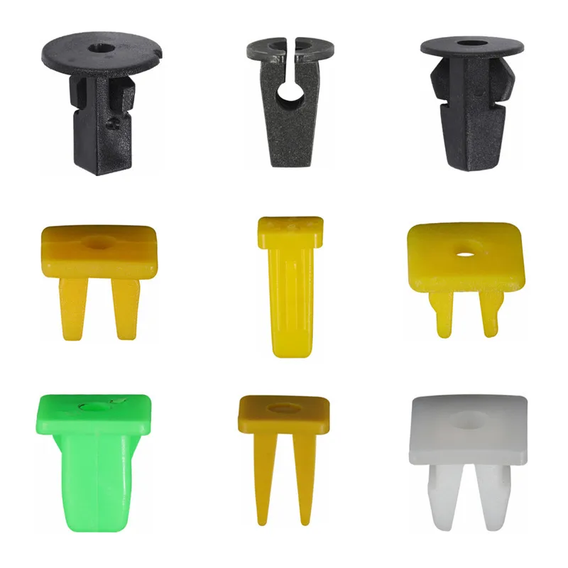 100Pcs Mixed Car Taillight Self-Tapping Screw Base Clips Auto Fender Headlight Fastener Rivet