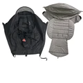 Juego de Ropa de Cama Gris Lino