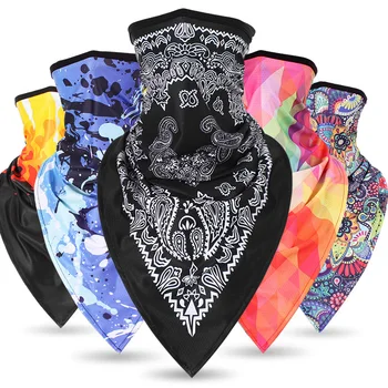 Nowy trend motocyklowy wiatroszczelny szalik bandana magiczna wielofunkcyjna półmaska kominiarki snowboard szyi trójkątny szalik kapelusze