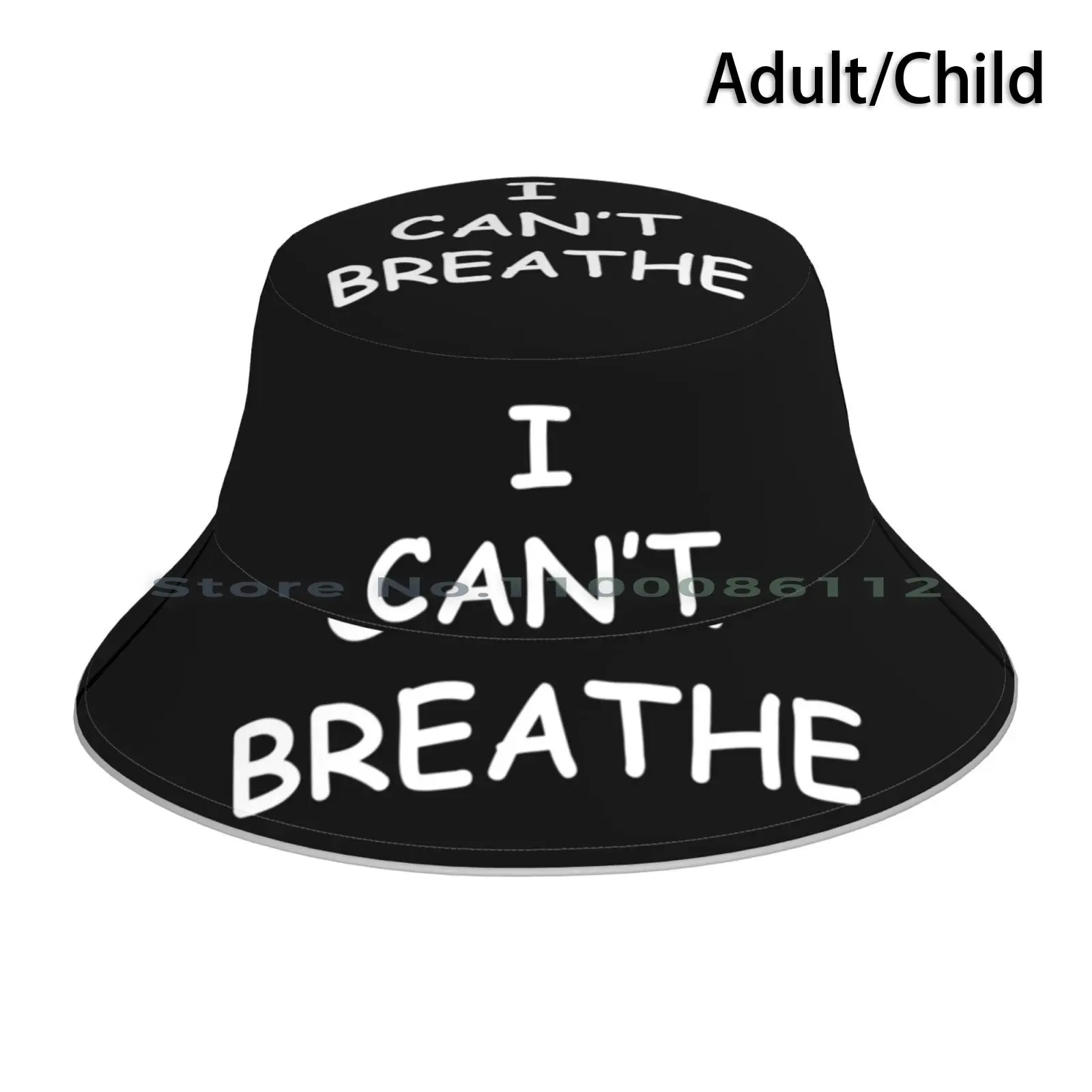 I Can't Breathe Mask Bucket Hat Sun Cap Chris Paul Det Derrick Rose Michael Bulls James Stadium The Last Dance Big 10 Danny