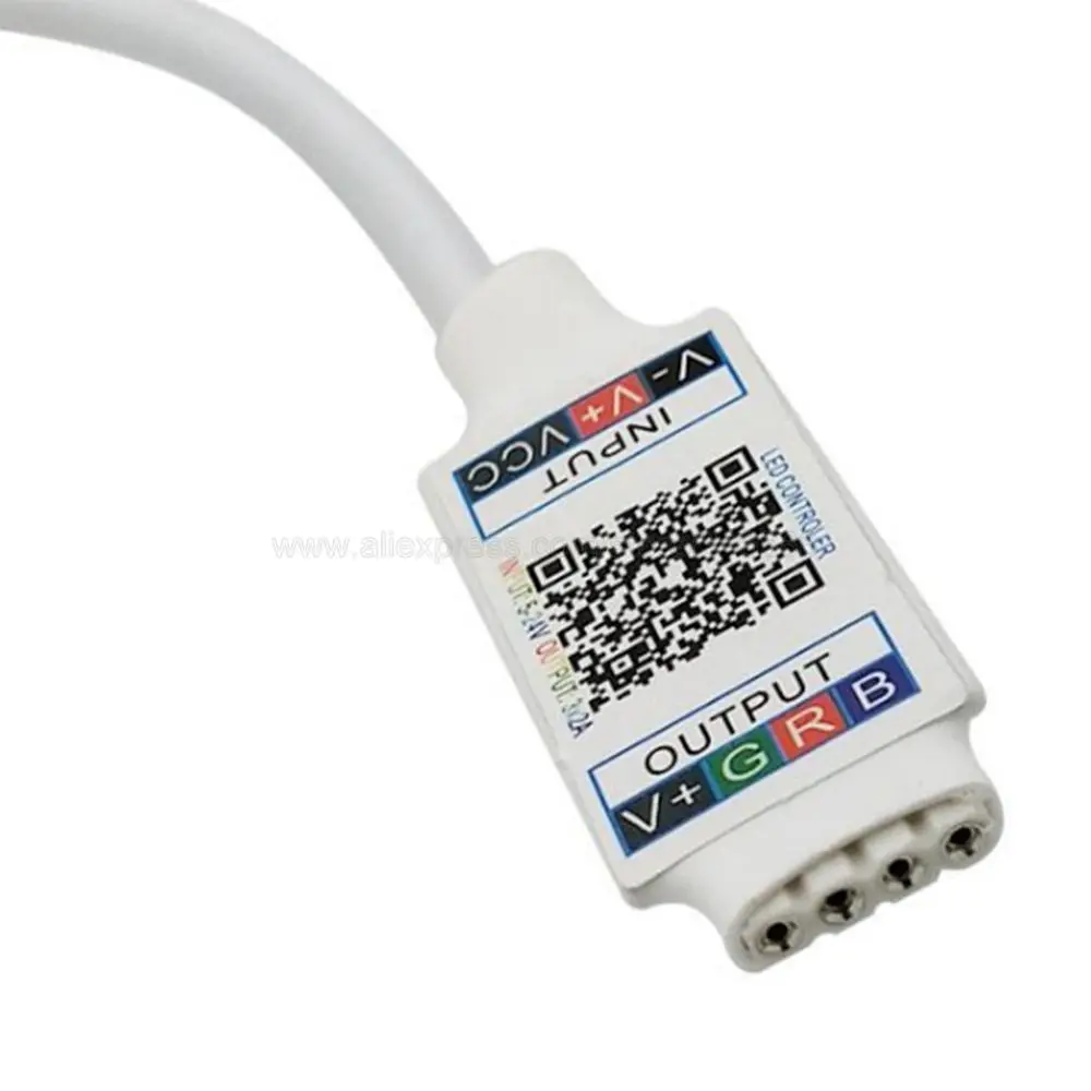 Mini RGB Bluetooth Compatible LED Controller DC 5V 12V 24V Music BT Smart APP Controller Light Strip Control For RGB LED Strip