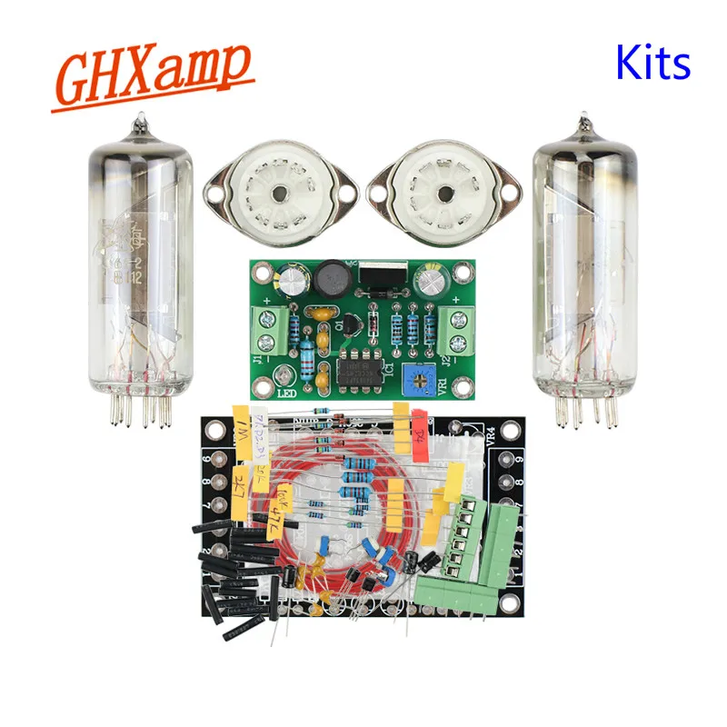 Dual Channel Low Voltage 6E2 Tube indicator driver Kits Board level indicator amplifier DIY Audio fluorescent DC12V