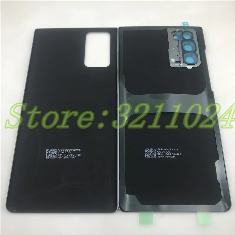 For Samsung Galaxy Note 20 N980 SM-N980F Battery Door Rear Housing Back Cover Repair parts With Camera Lens