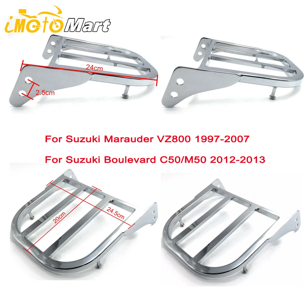 

For Suzuki Marauder VZ800 1997 1998 1999 2000 2001 2002-2007 / Boulevard C50/M50 2012-2013 Motorcycle Sissy Bar Luggage Rack