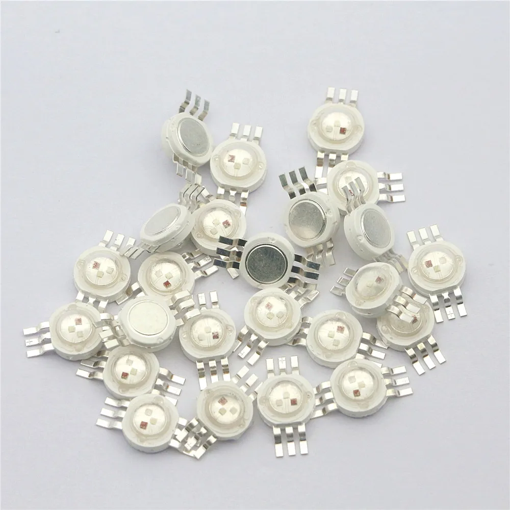 10/100/1000 pcs Real Full Watt 1W 3W High Power LED lamp Beads SMD 110-120LM LED Chip For DIY SpotLight Downlight Lamp Bulb