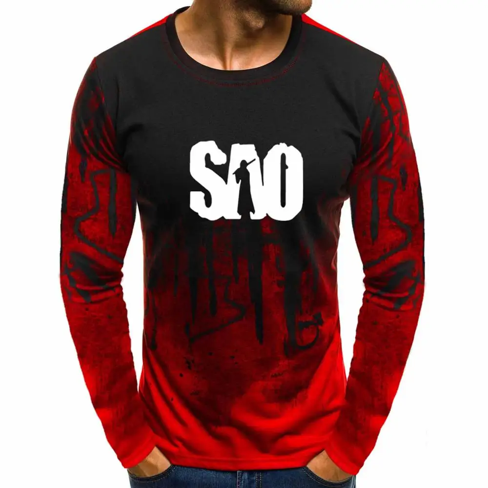 2020 new SAO Sword Art Online Sweatshirts Fashion Cotton Men Men's long sleeves Printed Fleece pullover Sweatshirt Men's tops