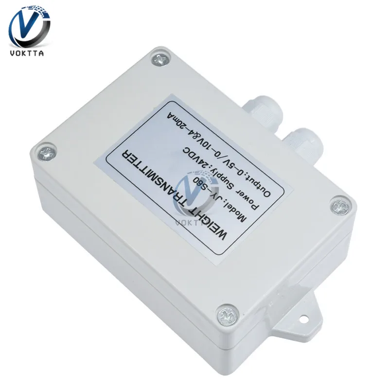 DC 12V 24V 4-20MA Load Cell Transducer Amplifier Weighing Transmitter Weighing Amplifier Weight Sensor Voltage Current Converter